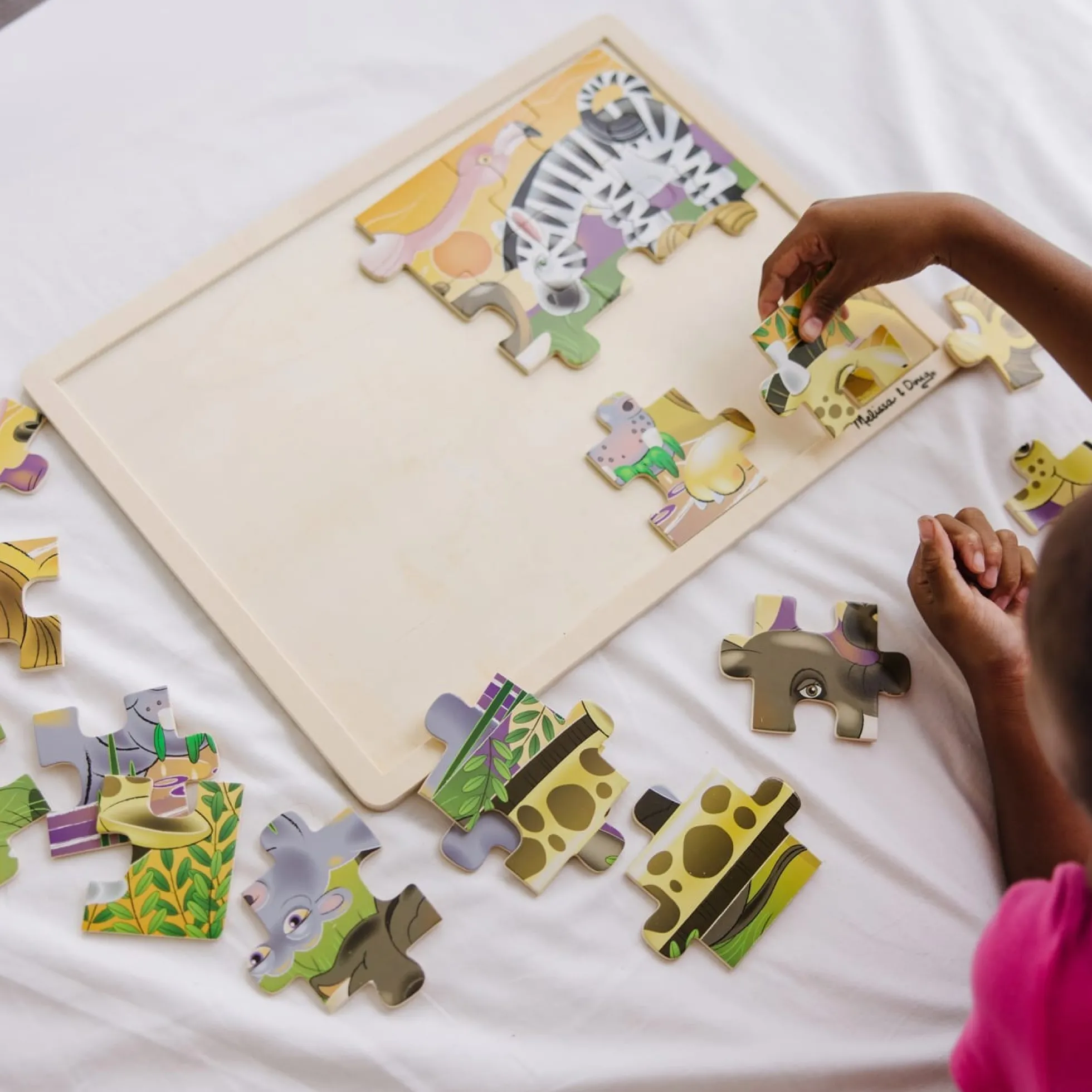 African Plains Wooden Jigsaw Puzzle - 24 Pieces