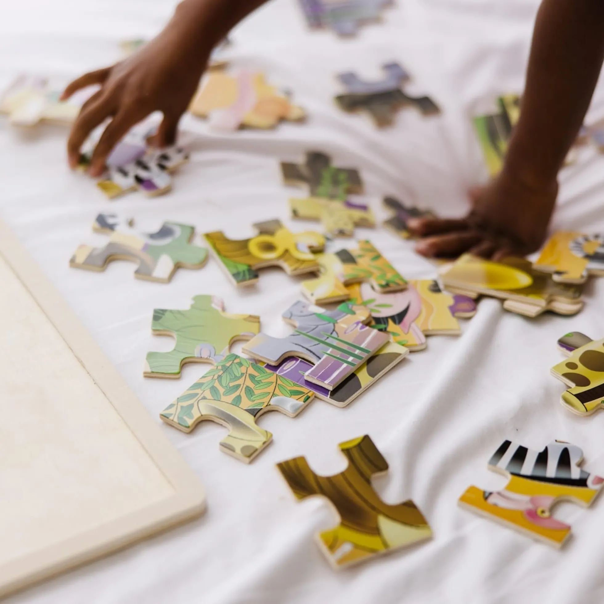African Plains Wooden Jigsaw Puzzle - 24 Pieces