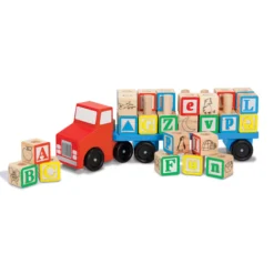 Alphabet Blocks Wooden Truck