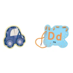 Alphabet Lacing Cards