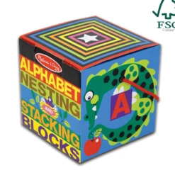 Alphabet Nesting and Stacking Blocks