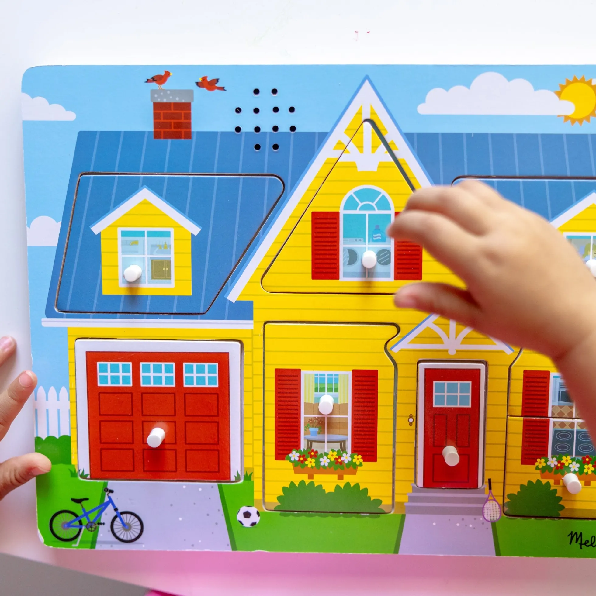Around the House Sound Puzzle - 8 Pieces