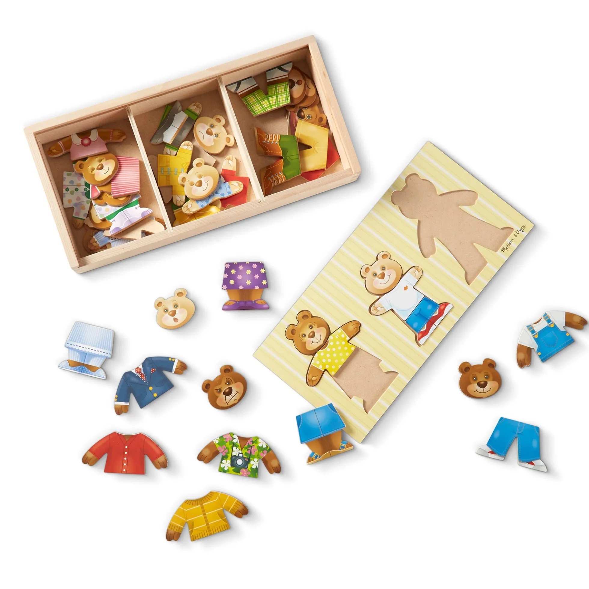 Bear Family Dress-Up Puzzle - 45 Pieces