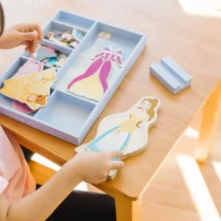 Belle Wooden Magnetic Dress-Up
