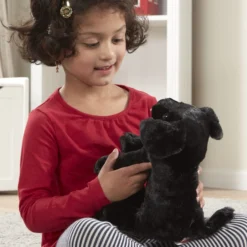 Benson Black Lab Puppy Dog Stuffed Animal