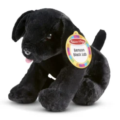 Benson Black Lab Puppy Dog Stuffed Animal