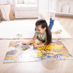 Building Site Floor Puzzle - 48 Pieces