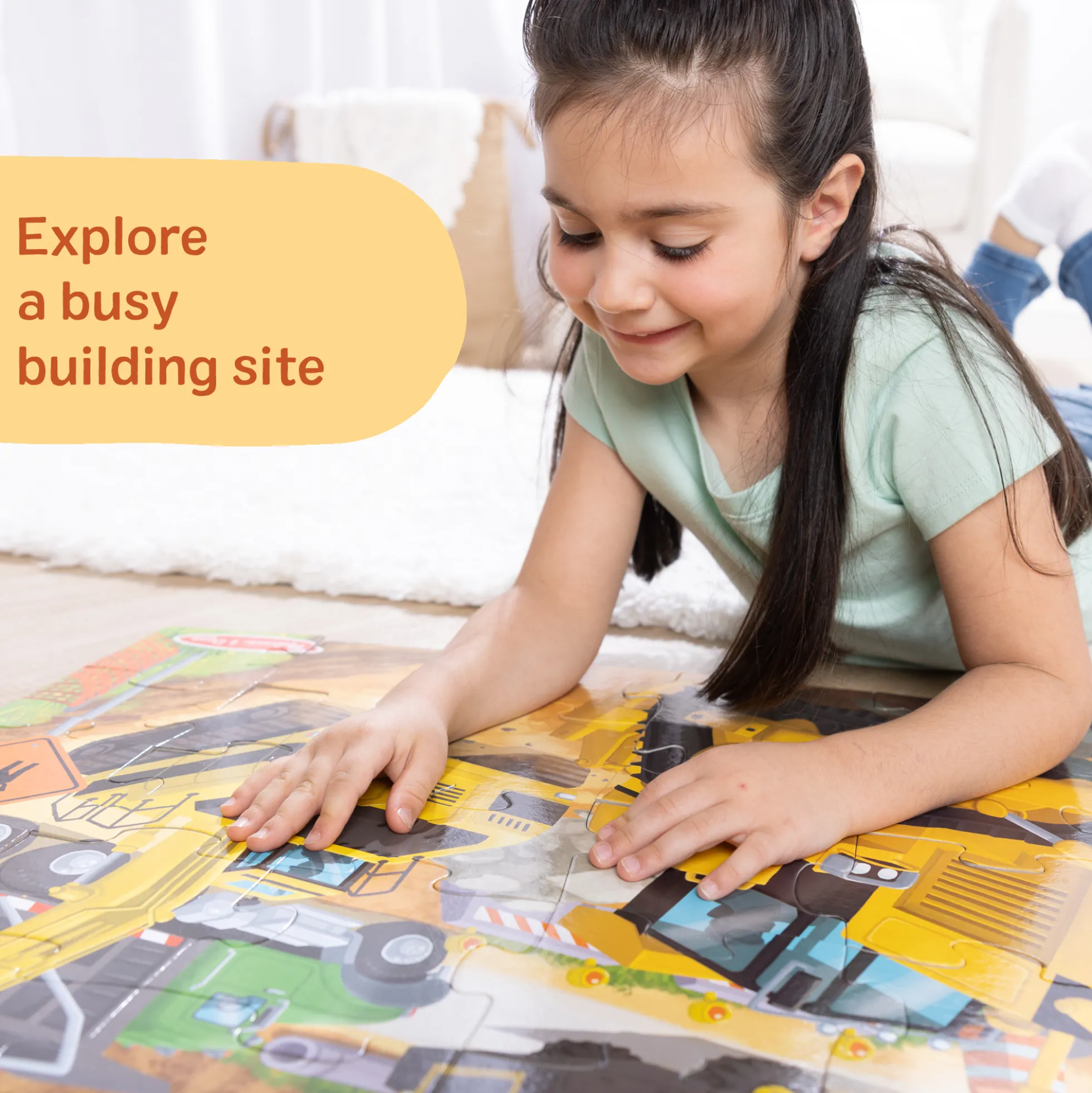 Building Site Floor Puzzle - 48 Pieces
