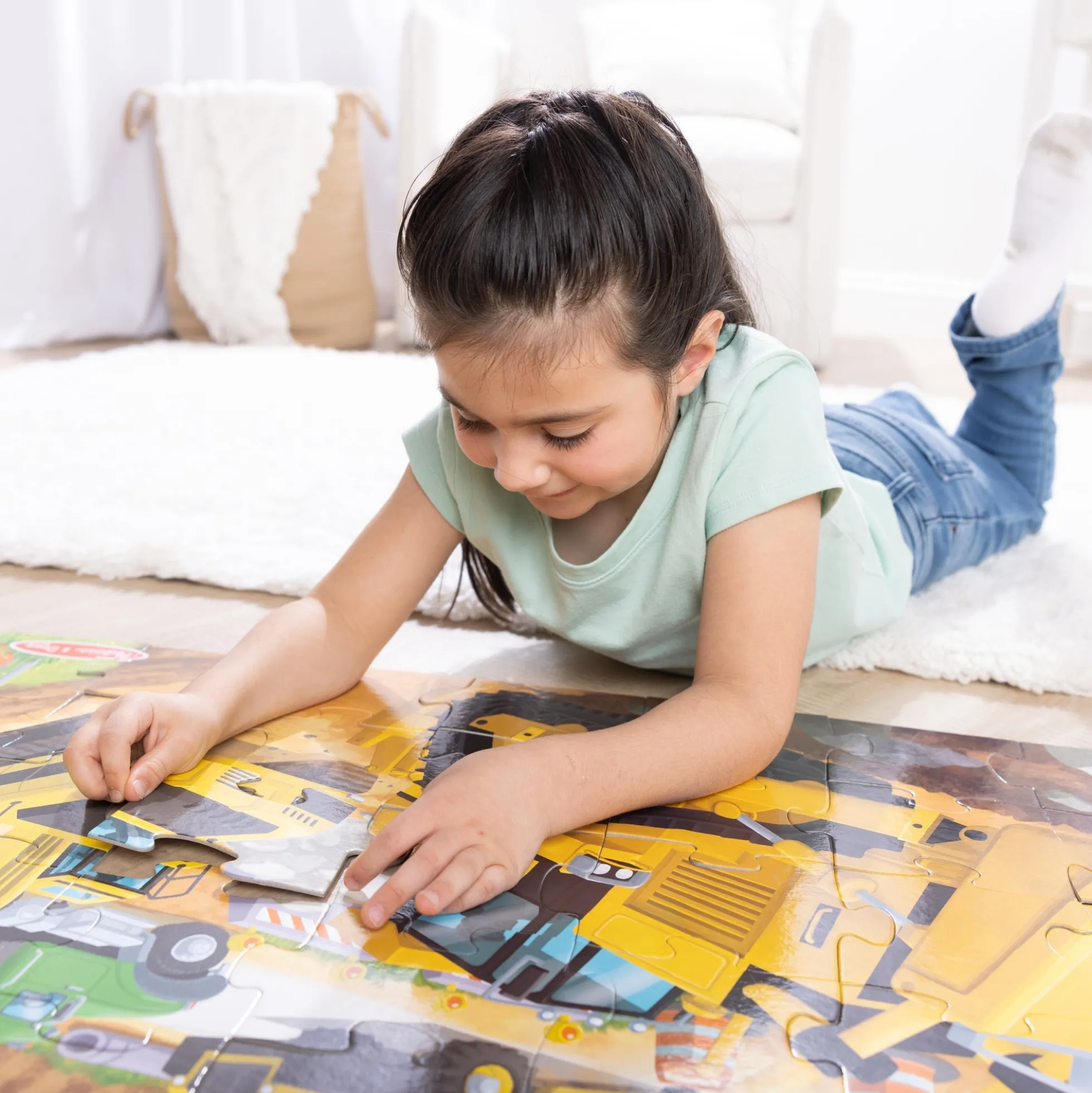 Building Site Floor Puzzle - 48 Pieces