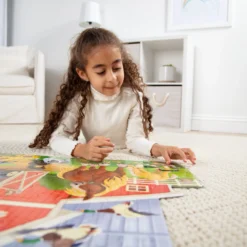 Busy Barn Shaped Floor Puzzle - 32 Pieces