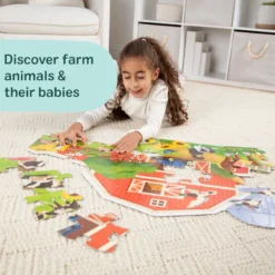Busy Barn Shaped Floor Puzzle - 32 Pieces