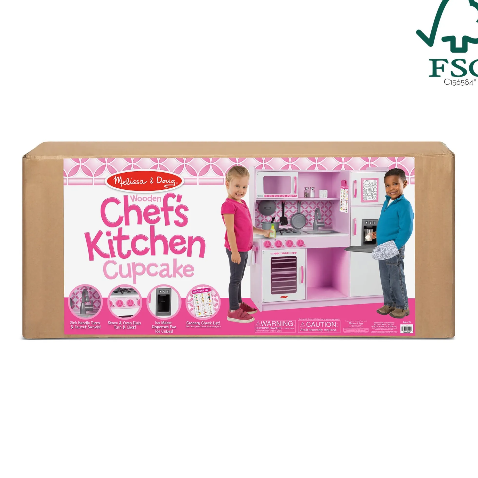 Chef's Kitchen Wooden Activity Center