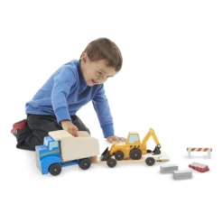 Classic Toy Dump Truck & Loader