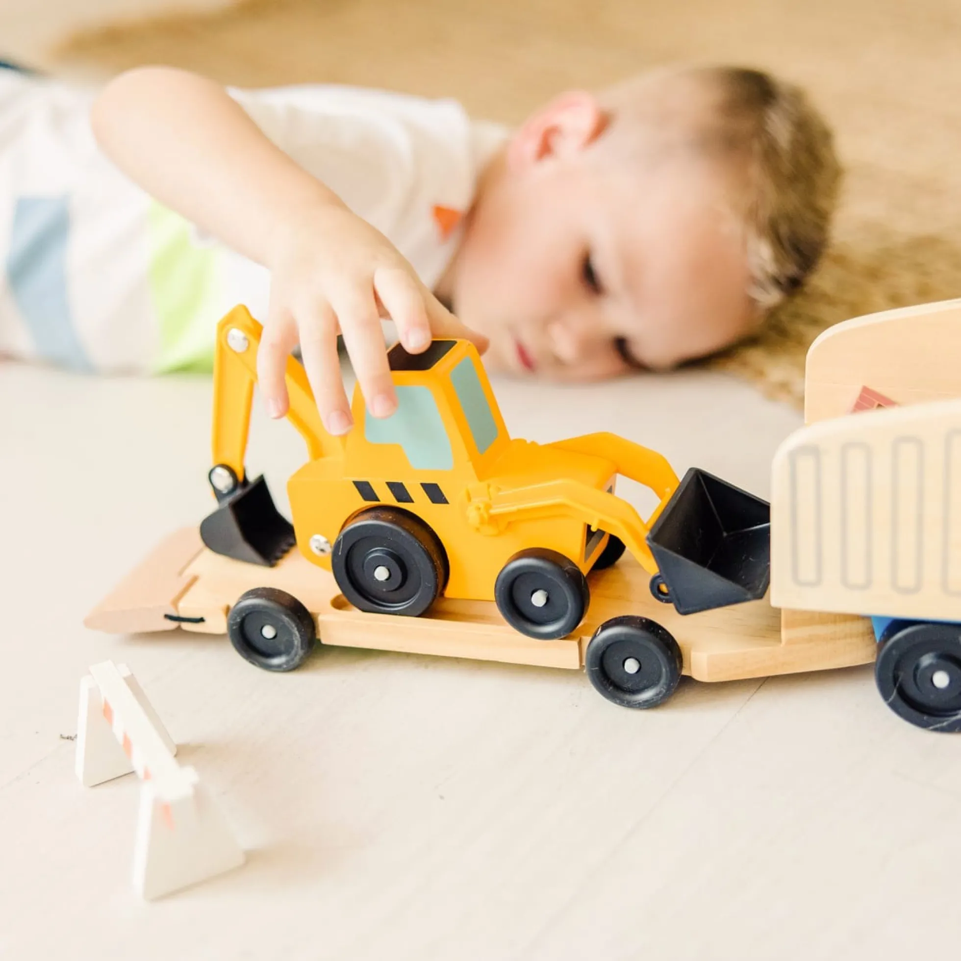 Classic Toy Dump Truck & Loader