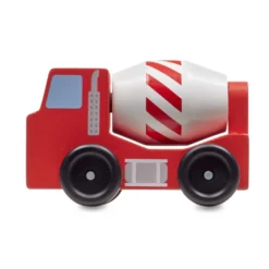 Classic Wooden Toy Construction Vehicle Set