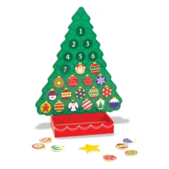 Countdown to Christmas Wooden Religious Advent Calendar
