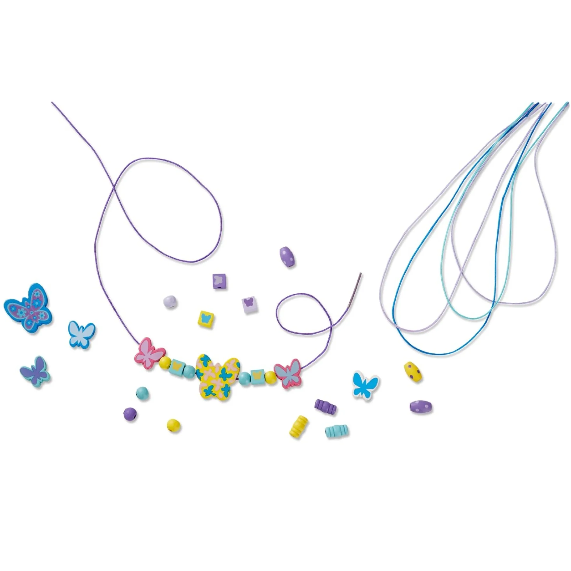 Created by Me! Butterfly Beads Wooden Bead Kit