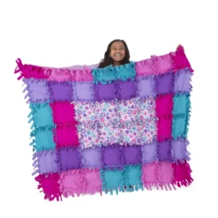 Created by Me! Flower Fleece Quilt