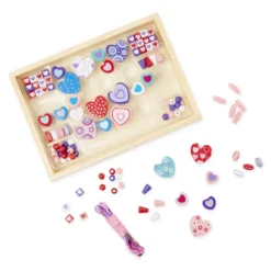 Created by Me! Heart Beads Wooden Bead Kit