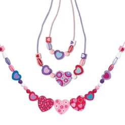 Created by Me! Heart Beads Wooden Bead Kit