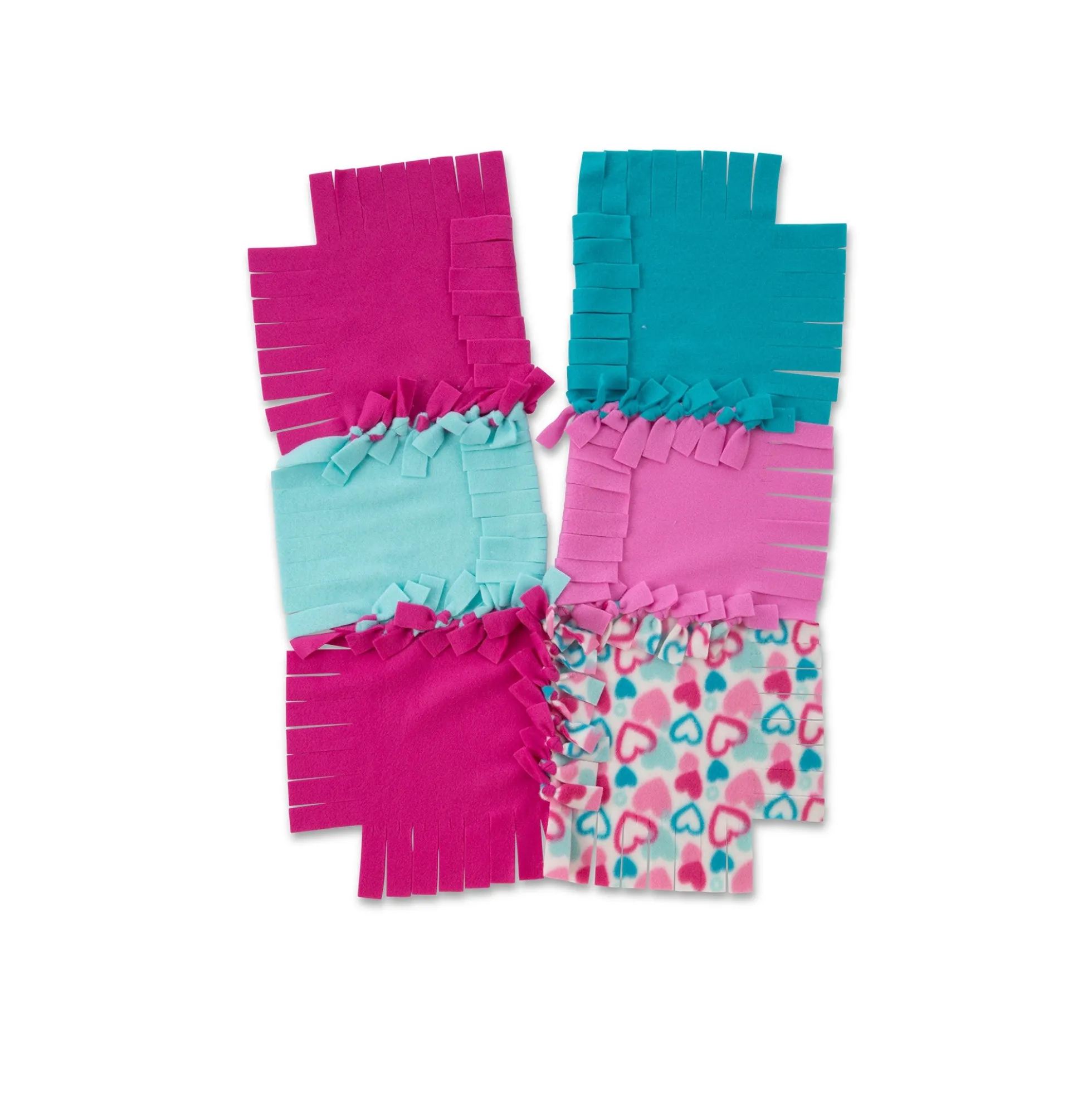 Created by Me!™ Heart Fleece Blanket No-Sew Craft Kit