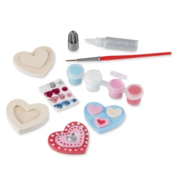 Created by Me! Heart Magnets Wooden Craft Kit