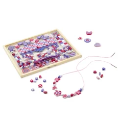 Created by Me! Sparkle & Shimmer Beads Wooden Bead Kit