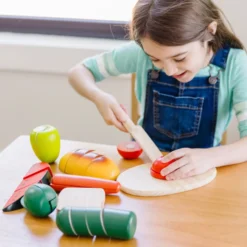 Cutting Food - Wooden Play Food