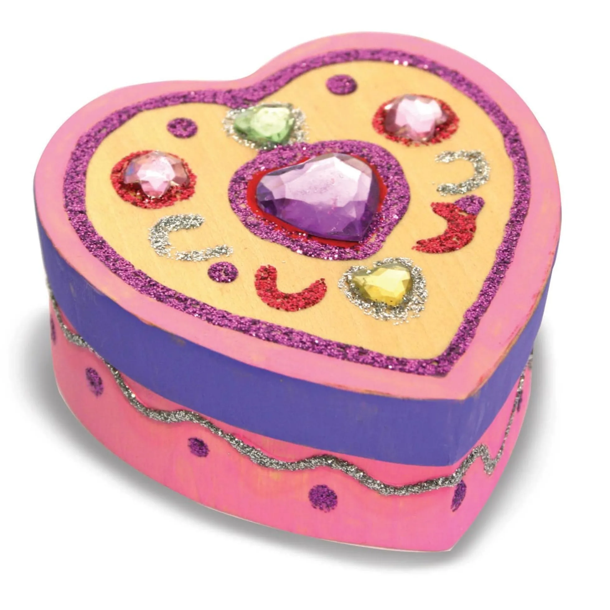 Decorate-Your-Own Wooden Heart Box