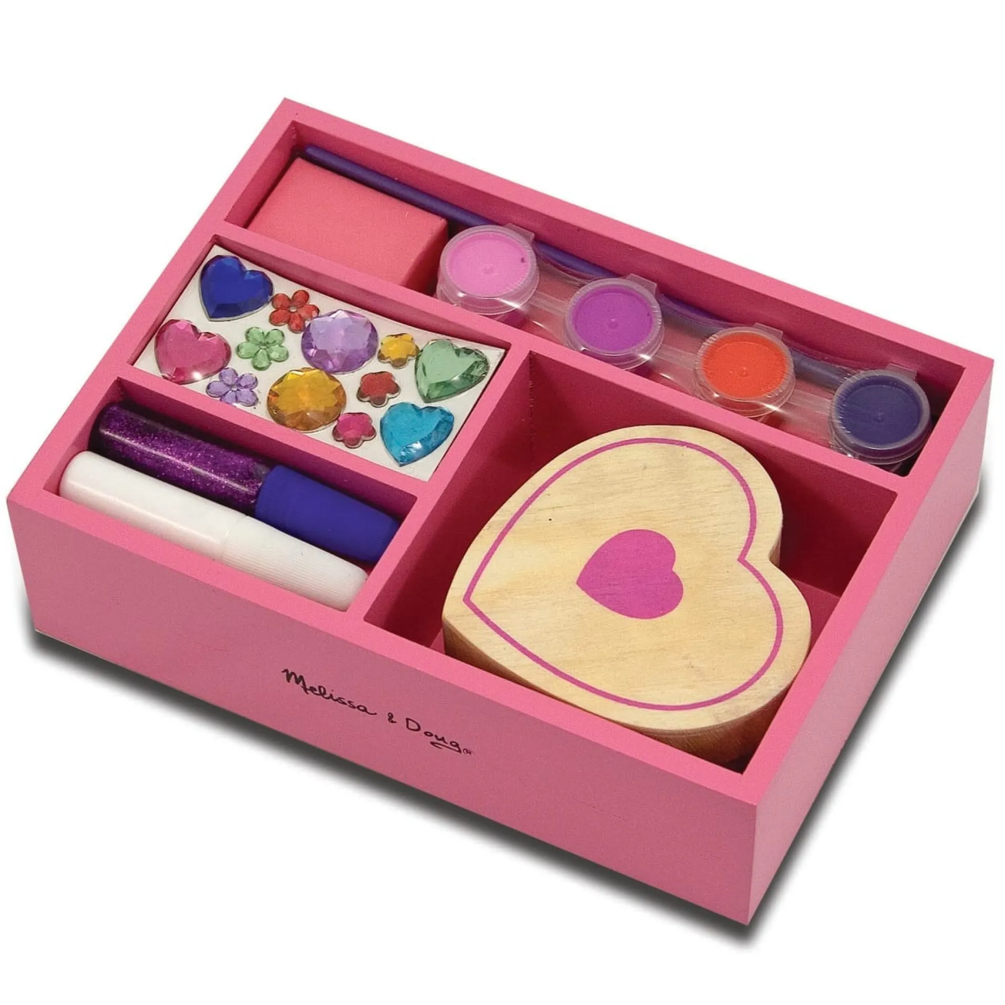 Decorate-Your-Own Wooden Heart Box