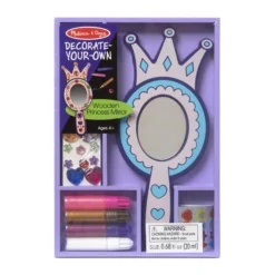 Decorate-Your-Own Wooden Princess Mirror