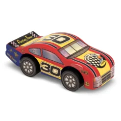 Decorate-Your-Own Wooden Race Car