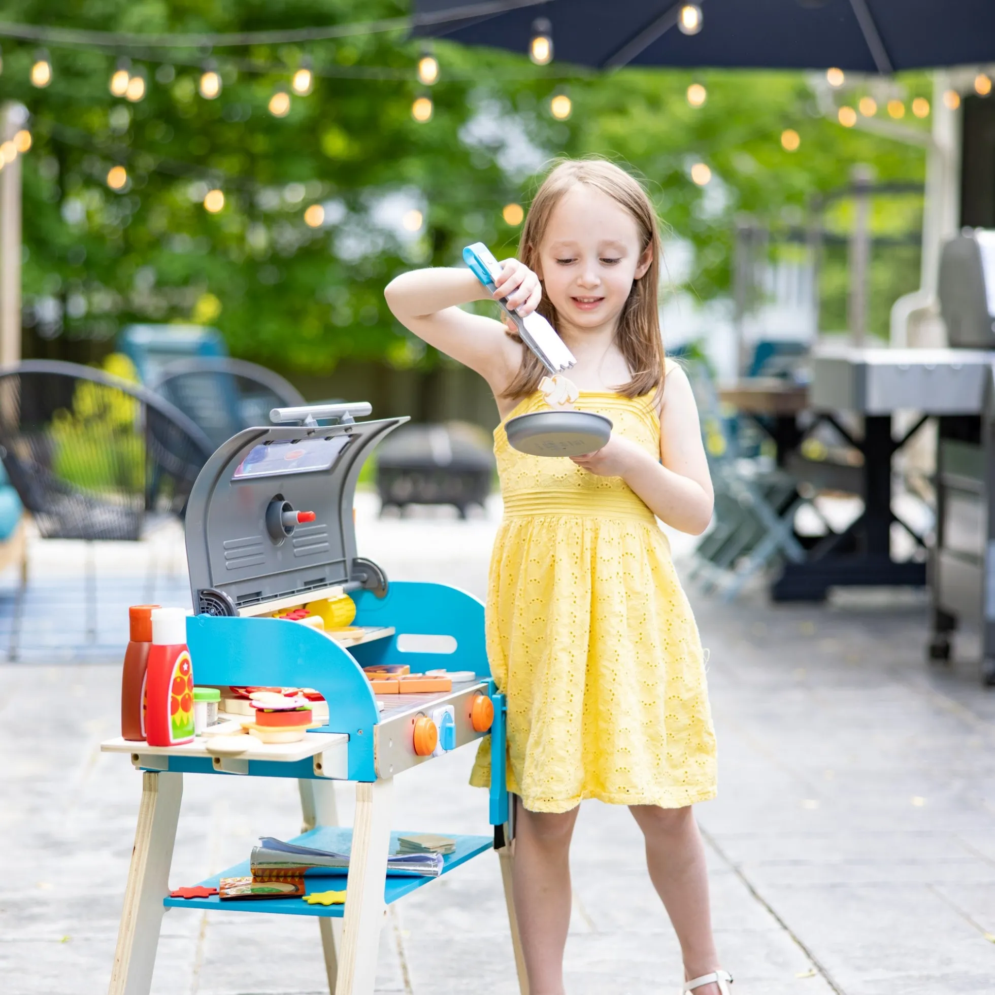 Deluxe Grill & Pizza Oven Play Set