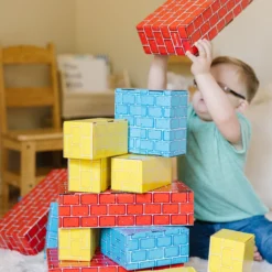 Deluxe Jumbo Cardboard Blocks - 40 Pieces