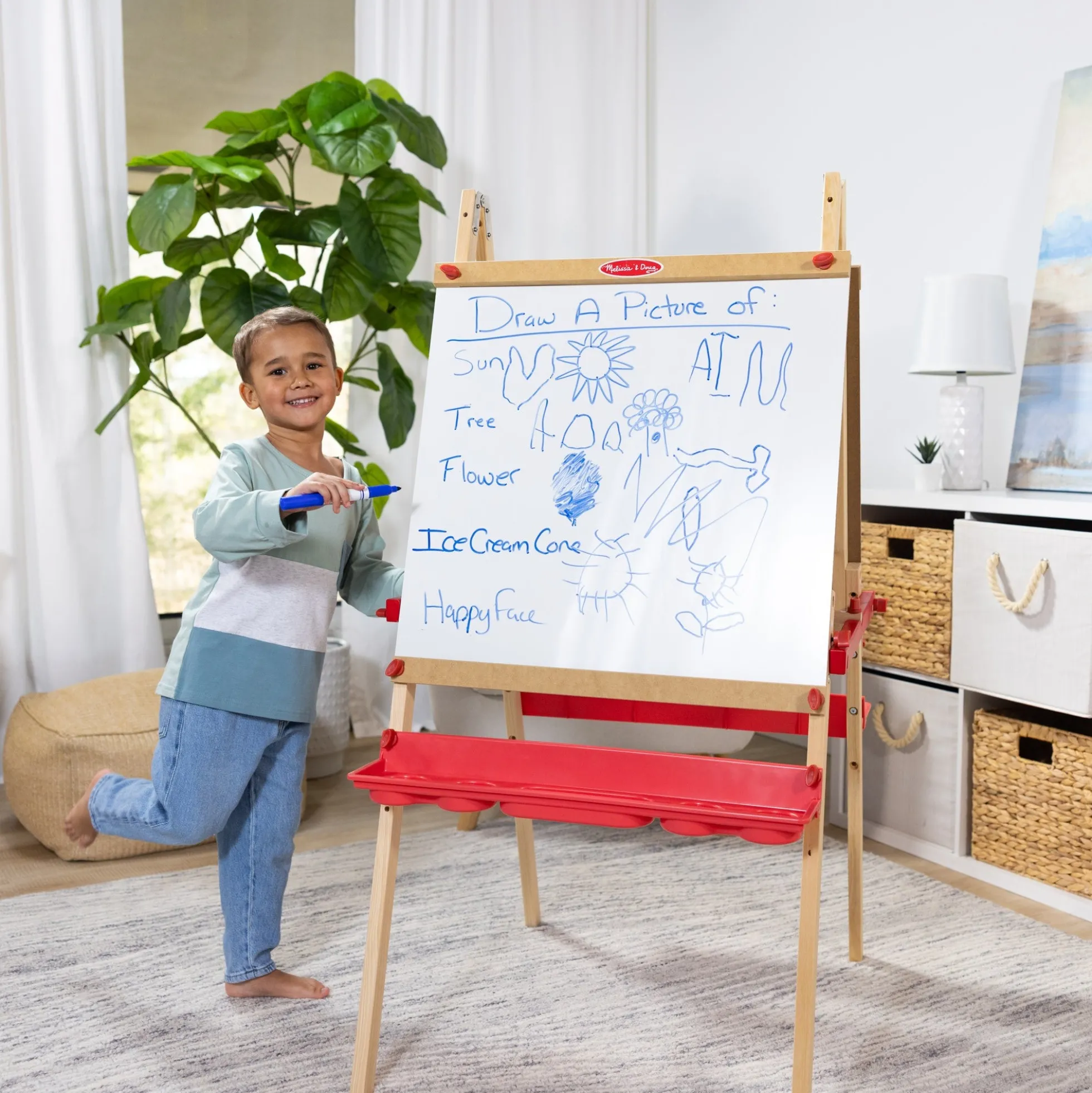 Deluxe Magnetic Standing Art Easel