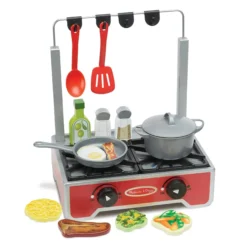 Deluxe Wooden Cooktop Set