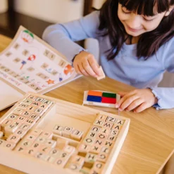 Deluxe Wooden Stamp Set - ABCs 123s