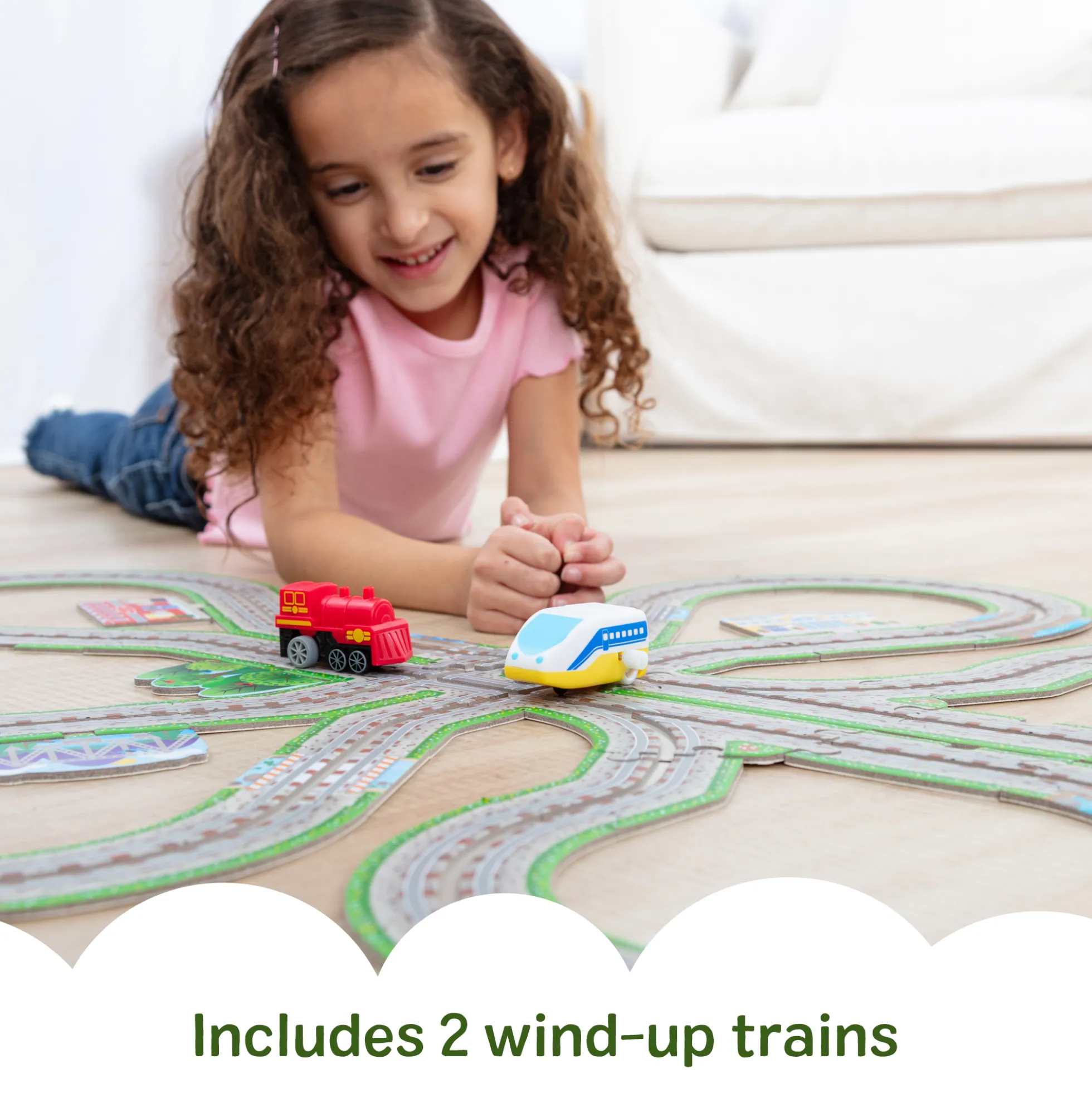 Design Your Own Railroad Floor Puzzle