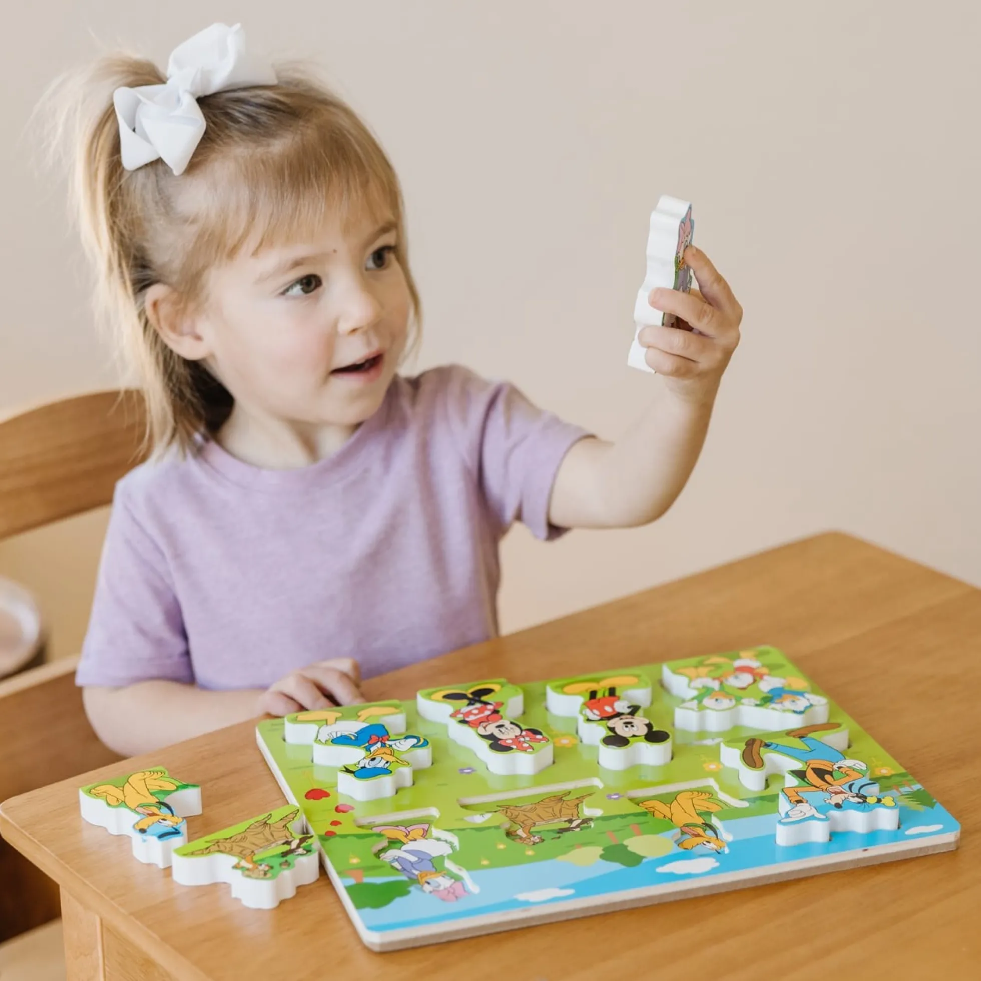 Disney Mickey Mouse Wooden Chunky Puzzle