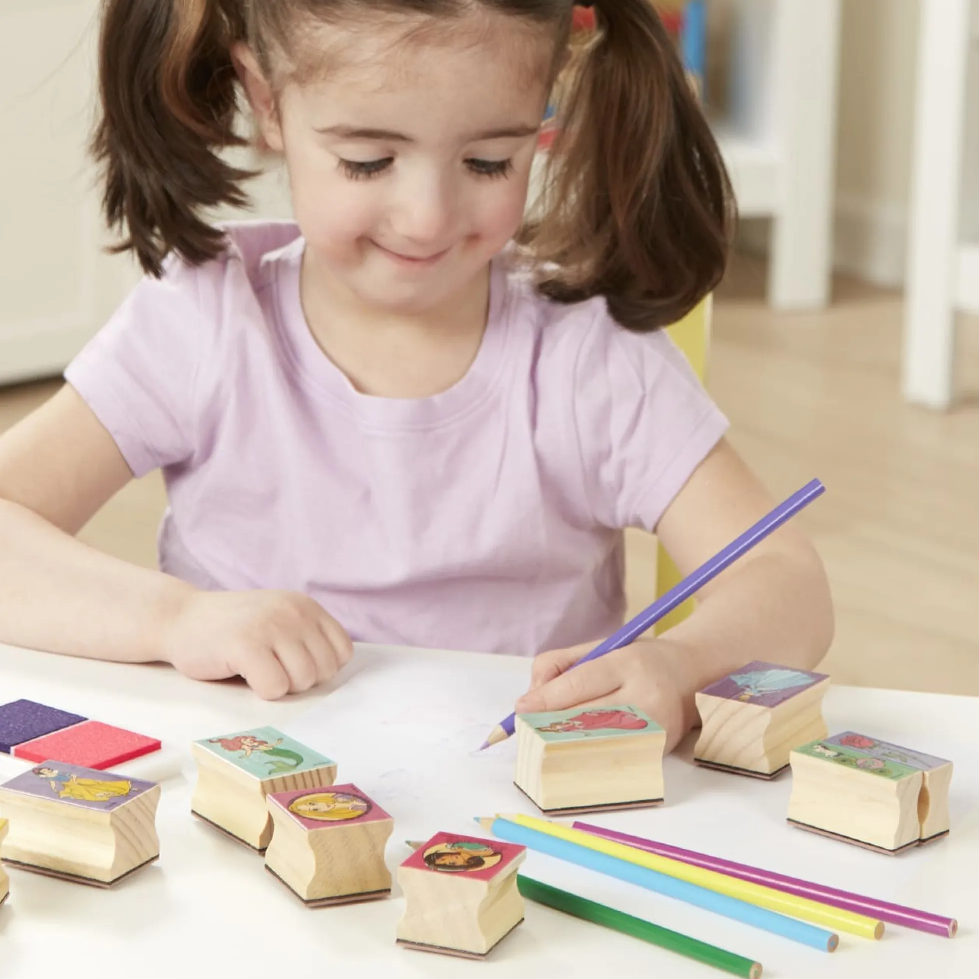 Disney Princess Wooden Stamp Set