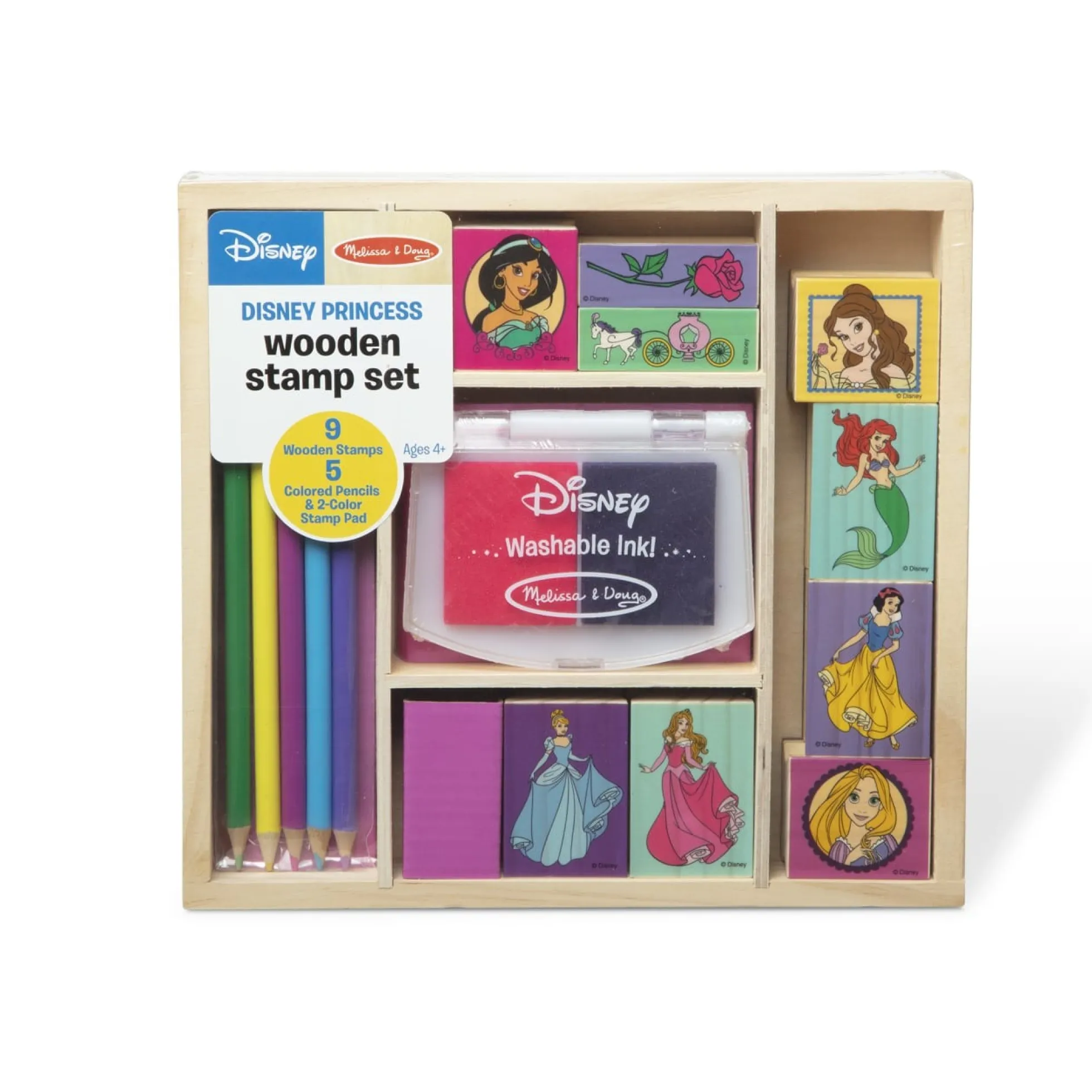 Disney Princess Wooden Stamp Set