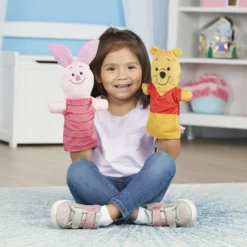 Disney Winnie the Pooh Soft & Cuddly Hand Puppets