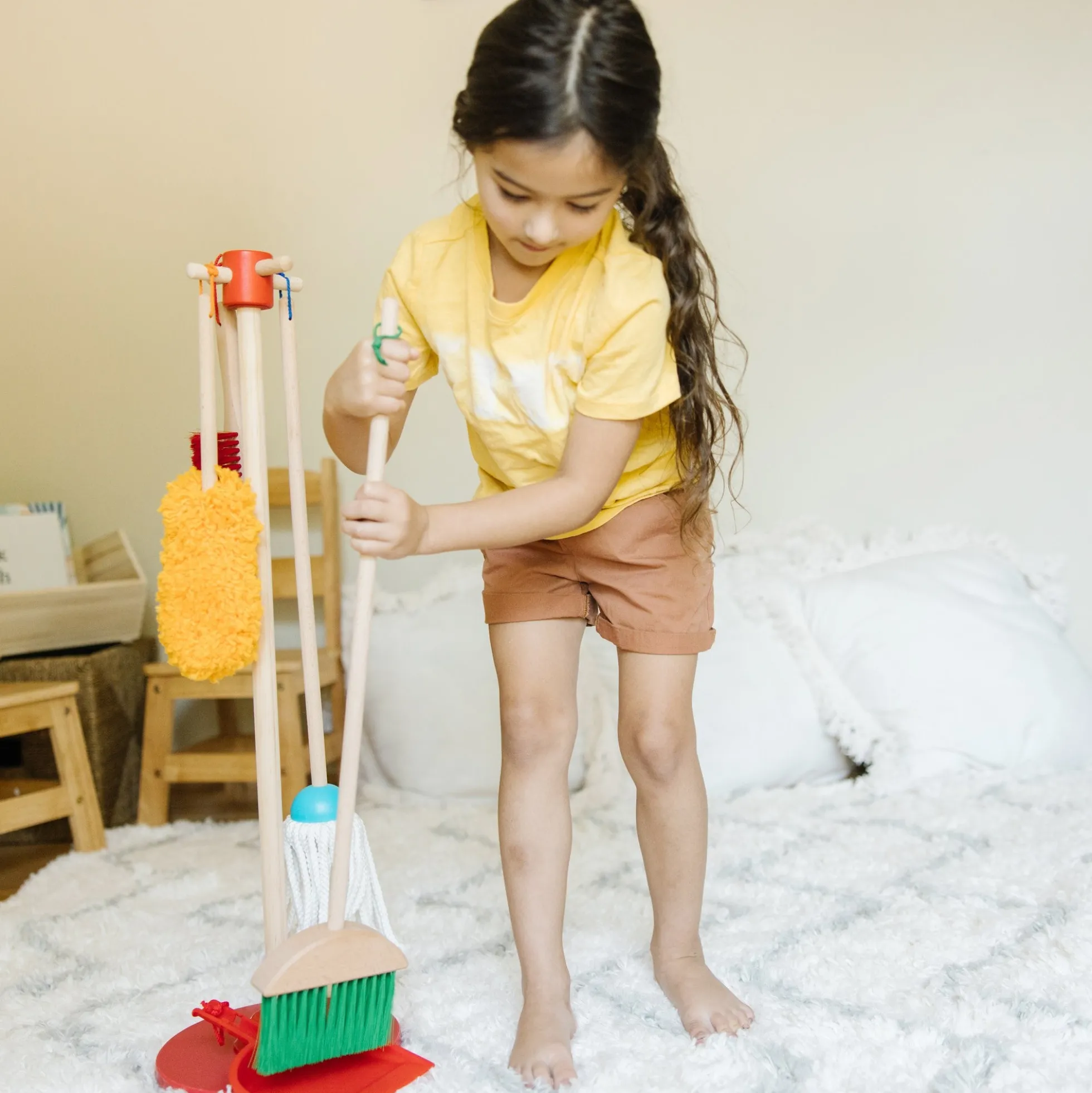 Dust! Sweep! Mop! Cleaning Play Set