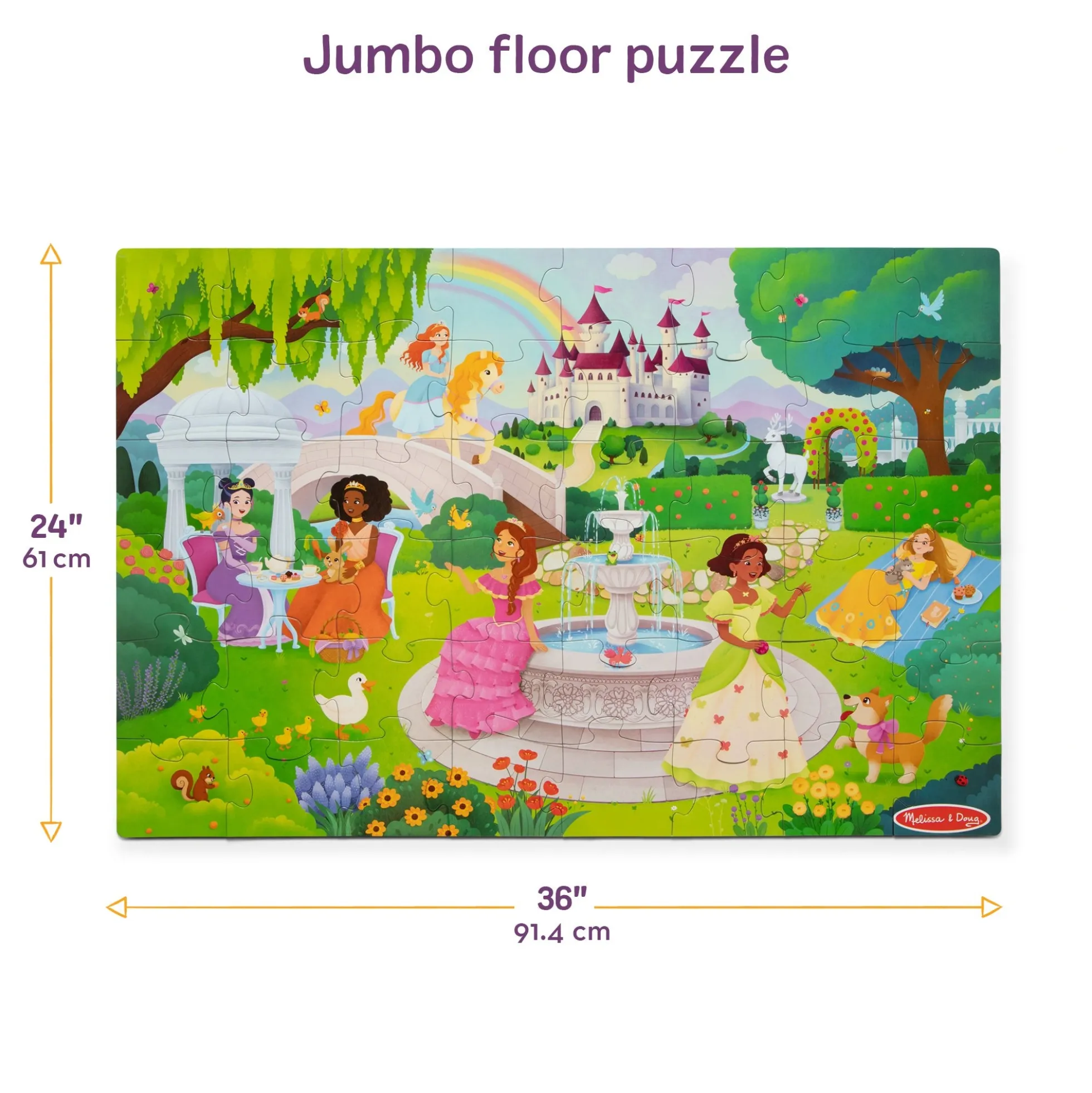 Fairy Tale Castle Floor Puzzle - 48 Pieces