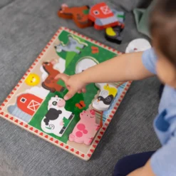 Farm Animals Chunky Puzzle - 8 Pieces