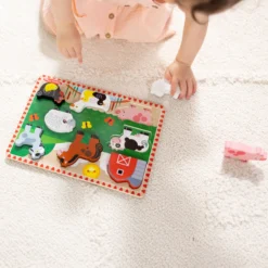 Farm Animals Chunky Puzzle - 8 Pieces