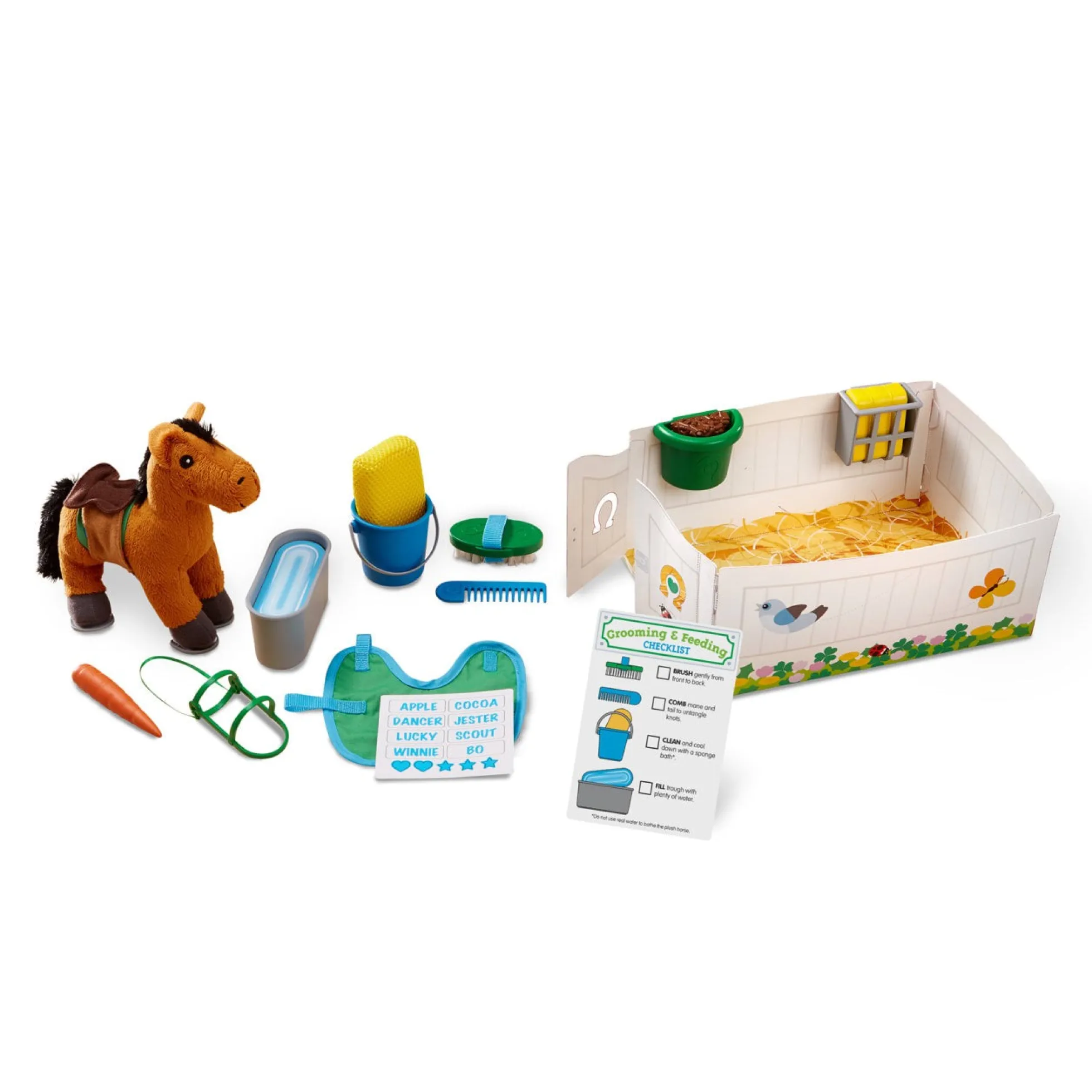 Feed & Groom Horse Care Play Set