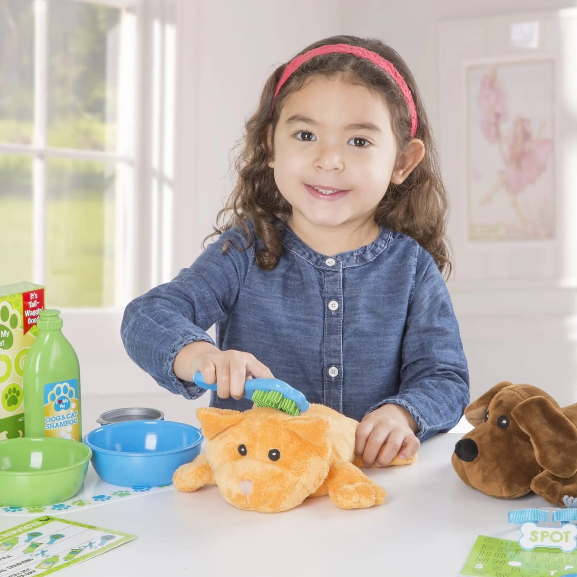 Feeding & Grooming Pet Care Play Set