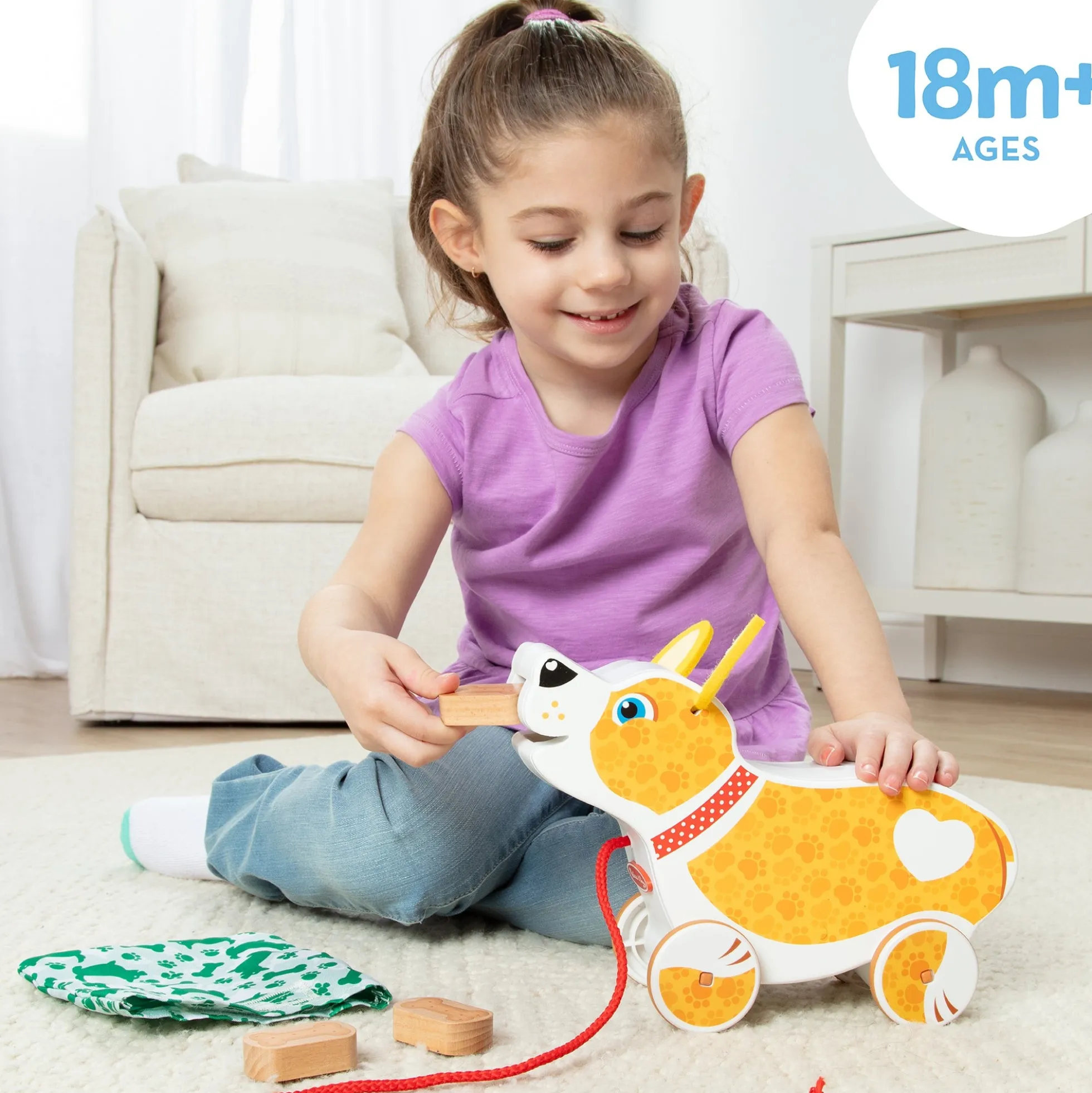 Feed, Walk & Poo Pup Play Set