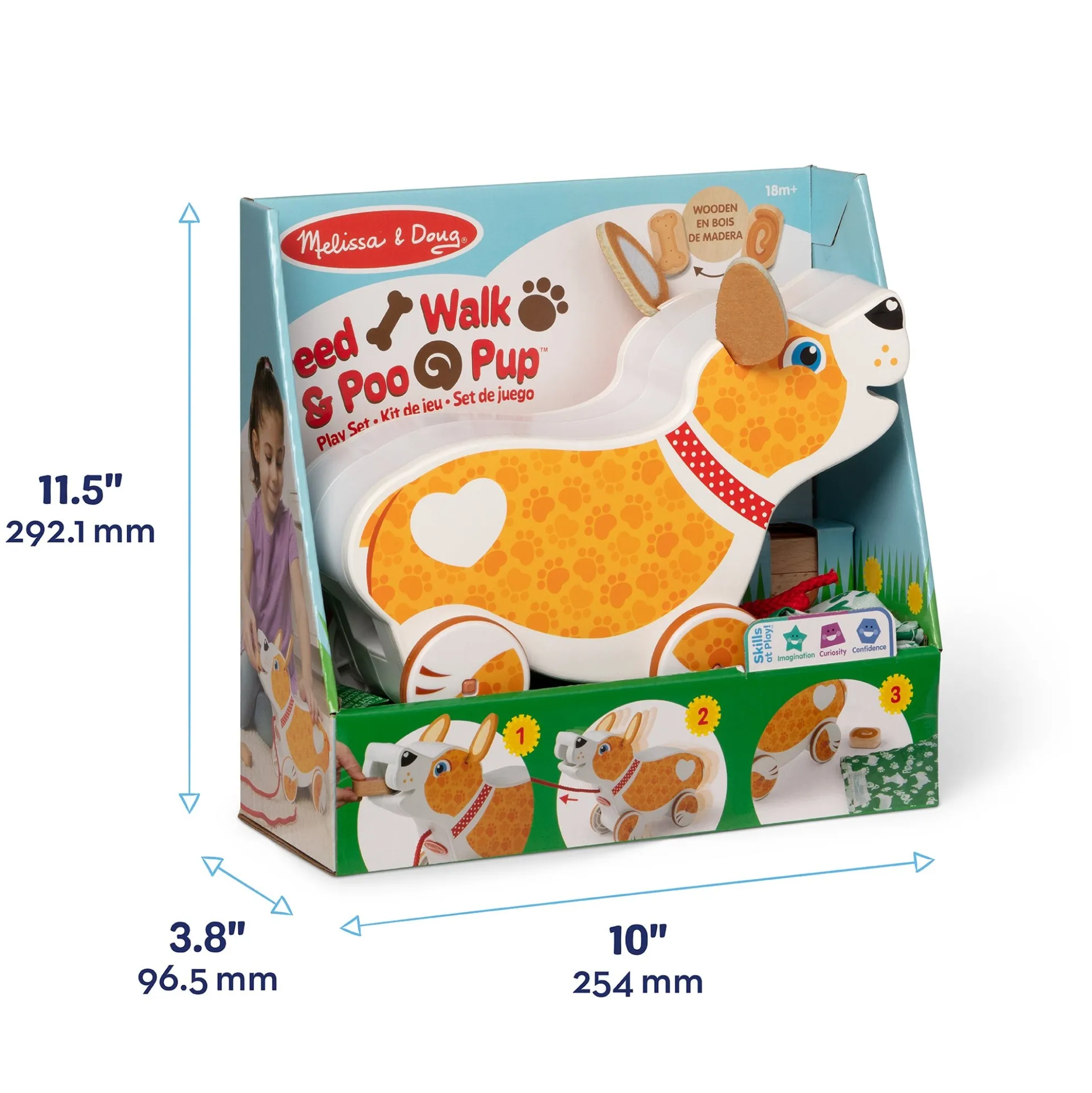 Feed, Walk & Poo Pup Play Set